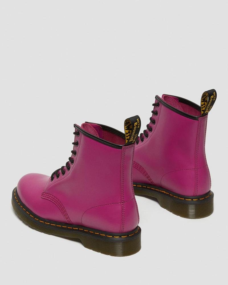 Dr Martens 1460 Smooth Leren Veterlaarzen Heren Roze | NL 278XYU